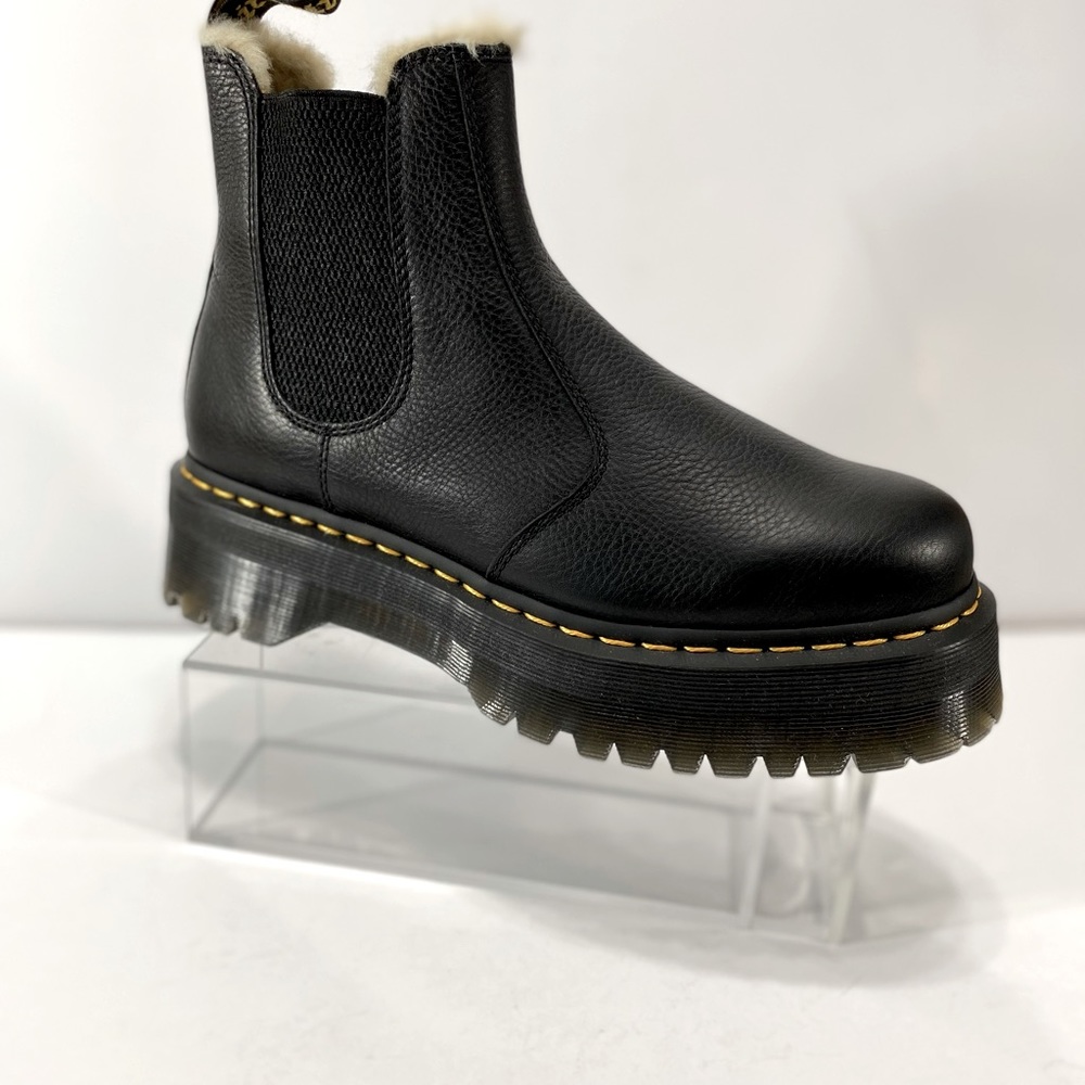 NEW DR MARTENS 2976 QUAD PLATFORM CHELSEA BOOTS - Picture 7 of 10